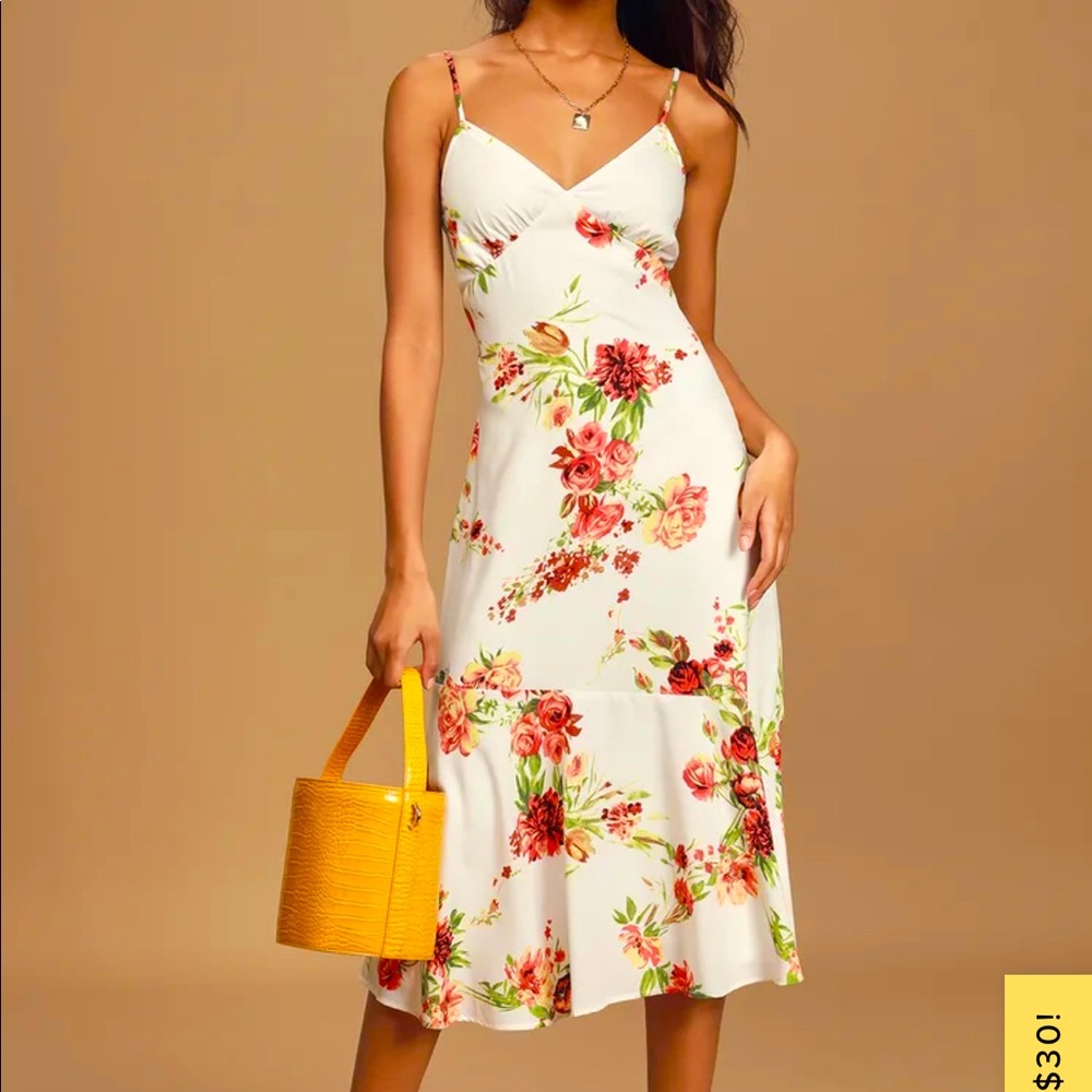 Summer floral sleeveless dress. NWT